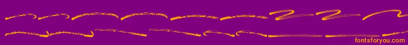 Blastimo Swash Font – Orange Fonts on Purple Background