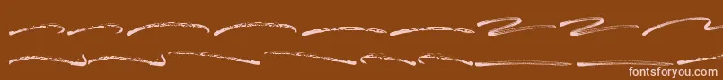 Blastimo Swash Font – Pink Fonts on Brown Background