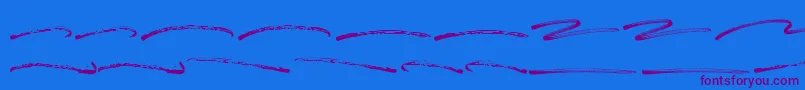 Blastimo Swash Font – Purple Fonts on Blue Background