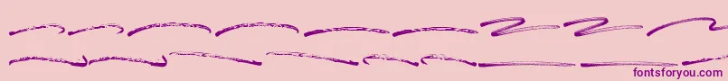 Blastimo Swash Font – Purple Fonts on Pink Background