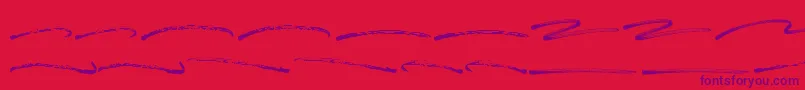 Blastimo Swash Font – Purple Fonts on Red Background