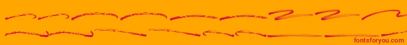 fuente Blastimo Swash – Fuentes Rojas Sobre Fondo Naranja