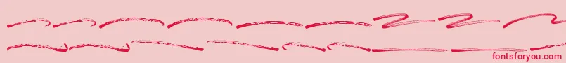 Blastimo Swash Font – Red Fonts on Pink Background