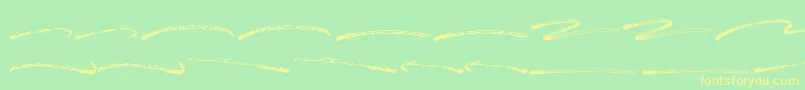 Blastimo Swash Font – Yellow Fonts on Green Background