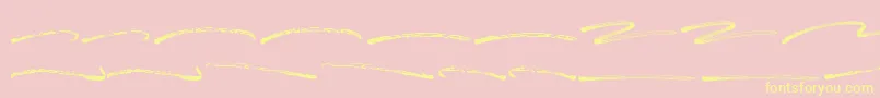 Blastimo Swash Font – Yellow Fonts on Pink Background