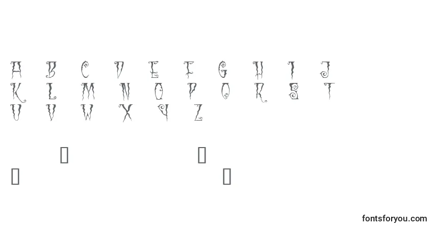 Blc      (121569) Font – alphabet, numbers, special characters