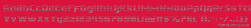 Cobaltaliengrad Font – Gray Fonts on Red Background