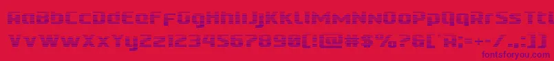 Cobaltaliengrad Font – Purple Fonts on Red Background