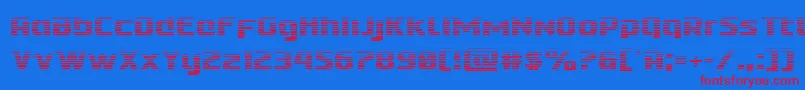 Cobaltaliengrad Font – Red Fonts on Blue Background