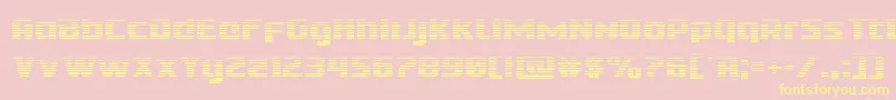 Cobaltaliengrad Font – Yellow Fonts on Pink Background