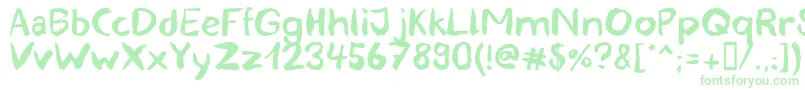 blemished Font – Green Fonts