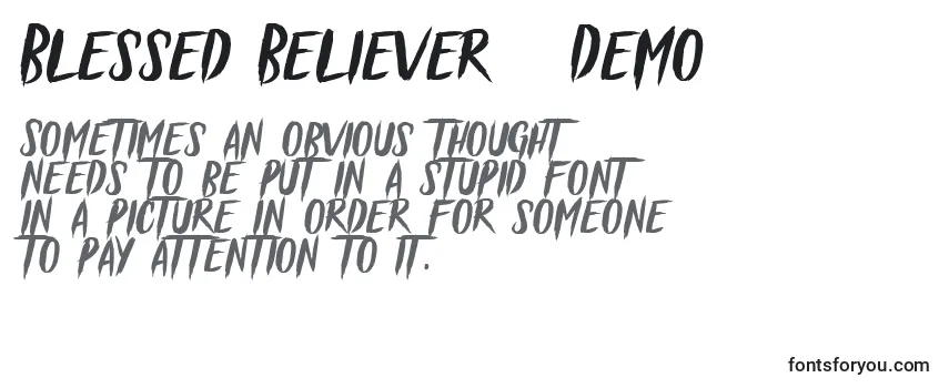 Blessed Believer   Demo Font