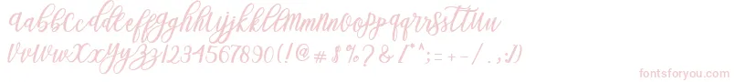 Blessed Script Font – Pink Fonts