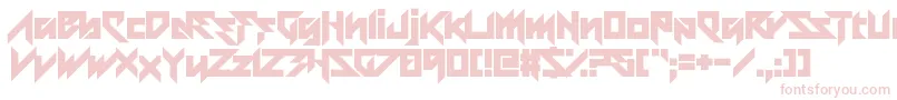 Blessings of Babylon Font – Pink Fonts on White Background