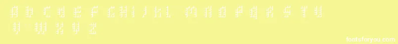 bleuck   dker Font – White Fonts on Yellow Background