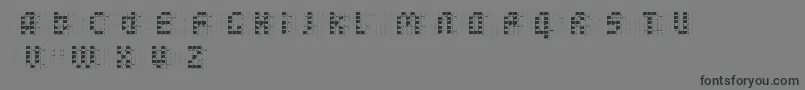 フォントbleuck   reversed   Dker – 黒い文字の灰色の背景