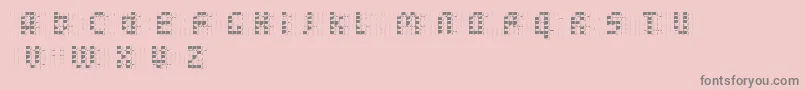 bleuck   reversed   Dker Font – Gray Fonts on Pink Background