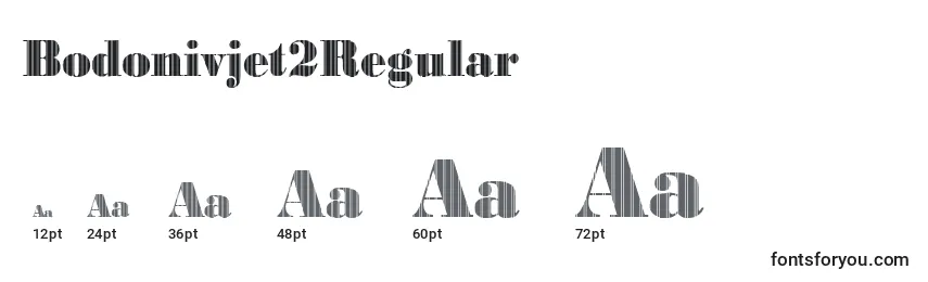 Bodonivjet2Regular Font Sizes