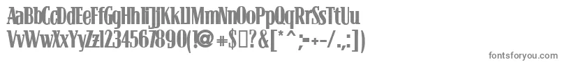 BLOCB    Font – Gray Fonts on White Background