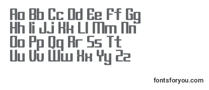 Block C17 Bold-fontti