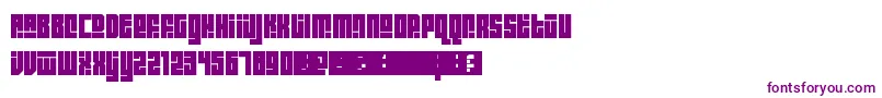block out Font – Purple Fonts