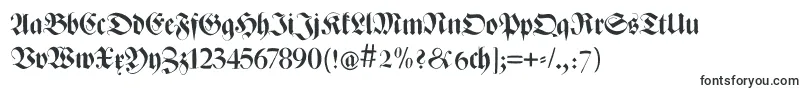 Zenfrax-fontti – keskiaikaiset fontit