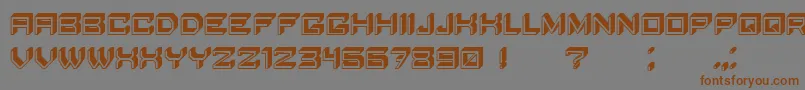 Подробнее о шрифте BlockyLetters Шрифт BlockyLetters – коричневые шрифты на сером фоне