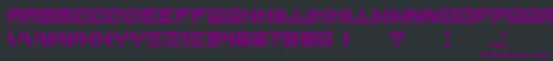 Подробнее о шрифте BlockyLetters Шрифт BlockyLetters – фиолетовые шрифты на чёрном фоне