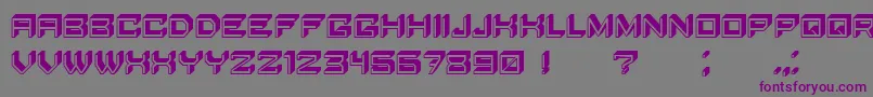 More about BlockyLetters Font BlockyLetters Font – Purple Fonts on Gray Background