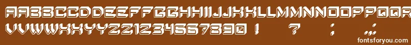More about BlockyLetters Font BlockyLetters Font – White Fonts on Brown Background
