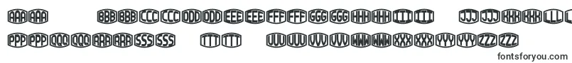 BlockyMonogram-fontti – romanialaiset fontit