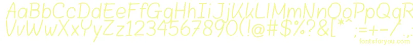 Blokletters Balpen Font – Yellow Fonts