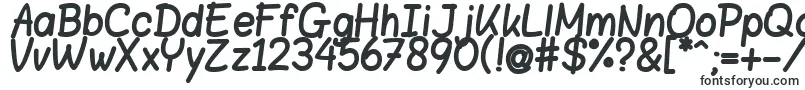 Blokletters Viltstift-fontti – Fontit Adobelle