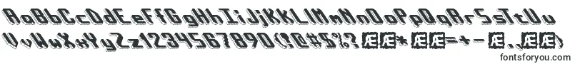 Шрифт bloktilt – толстые шрифты