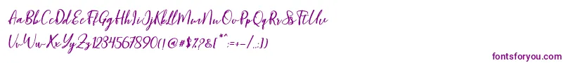 Blondy Slant Font – Purple Fonts