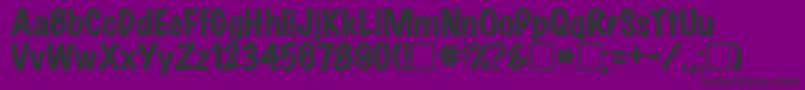 More about MarkerFeltWidePlain Font MarkerFeltWidePlain Font – Black Fonts on Purple Background