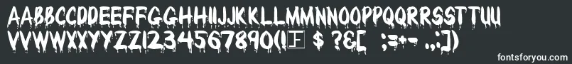BLOODY Font – White Fonts