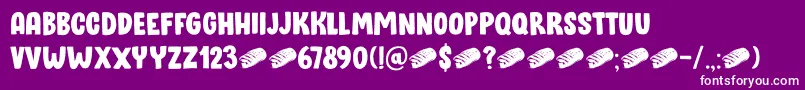 Bloomer DEMO Font – White Fonts on Purple Background