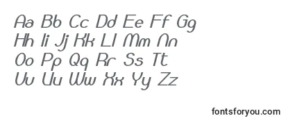 フォントBloomingworth Italic