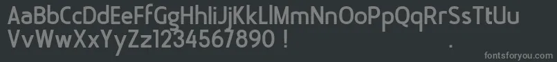 fuente Bloomsburg DEMO – Fuentes Grises Sobre Fondo Negro