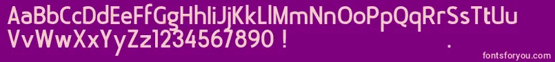 Bloomsburg DEMO Font – Pink Fonts on Purple Background