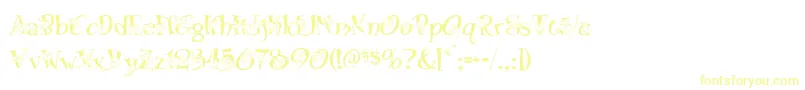 Więcej informacji o czcionce Blossom Czcionka Blossom – żółte czcionki