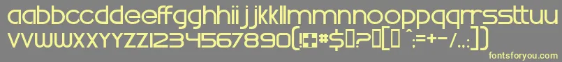 Whatrg Font – Yellow Fonts on Gray Background