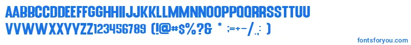 Police Blue Fonte Sans – polices bleues