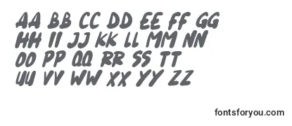 フォントBlueberry Italic