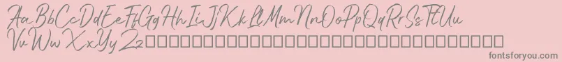 Подробнее о шрифте Bluehill Шрифт Bluehill – серые шрифты на розовом фоне