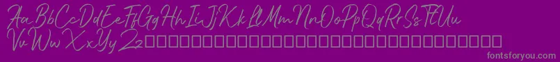En savoir plus sur la police Bluehill Police Bluehill – polices grises sur fond violet