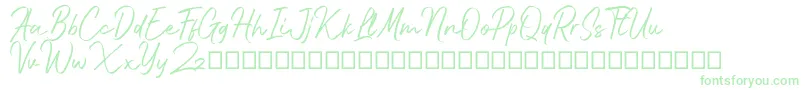 Weitere Informationen zur Bluehill-Schriftart Bluehill-Schriftart – Grüne Schriften