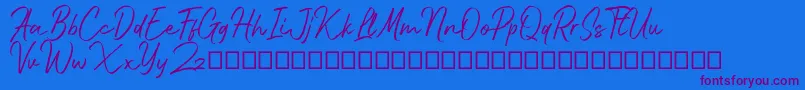 More about Bluehill Font Bluehill Font – Purple Fonts on Blue Background