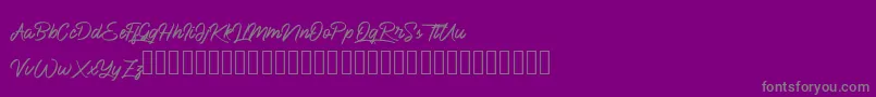 More about BlueKing Font BlueKing Font – Gray Fonts on Purple Background